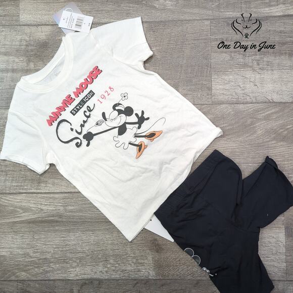 Disney Minnie Mouse Shorts Set Size 4 - Picture 1 of 3